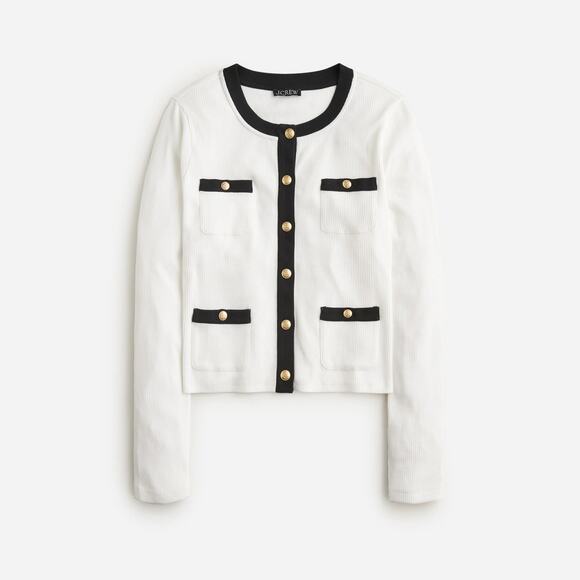 J. crew Sweaters - J. Crew Vintage Rib Lady Jacket